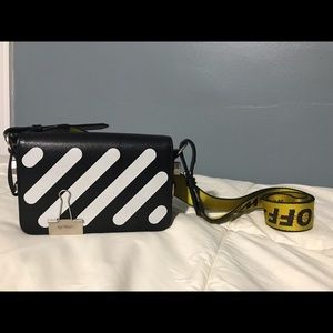 Off-White Binder Clip Shoulder Bag - Black